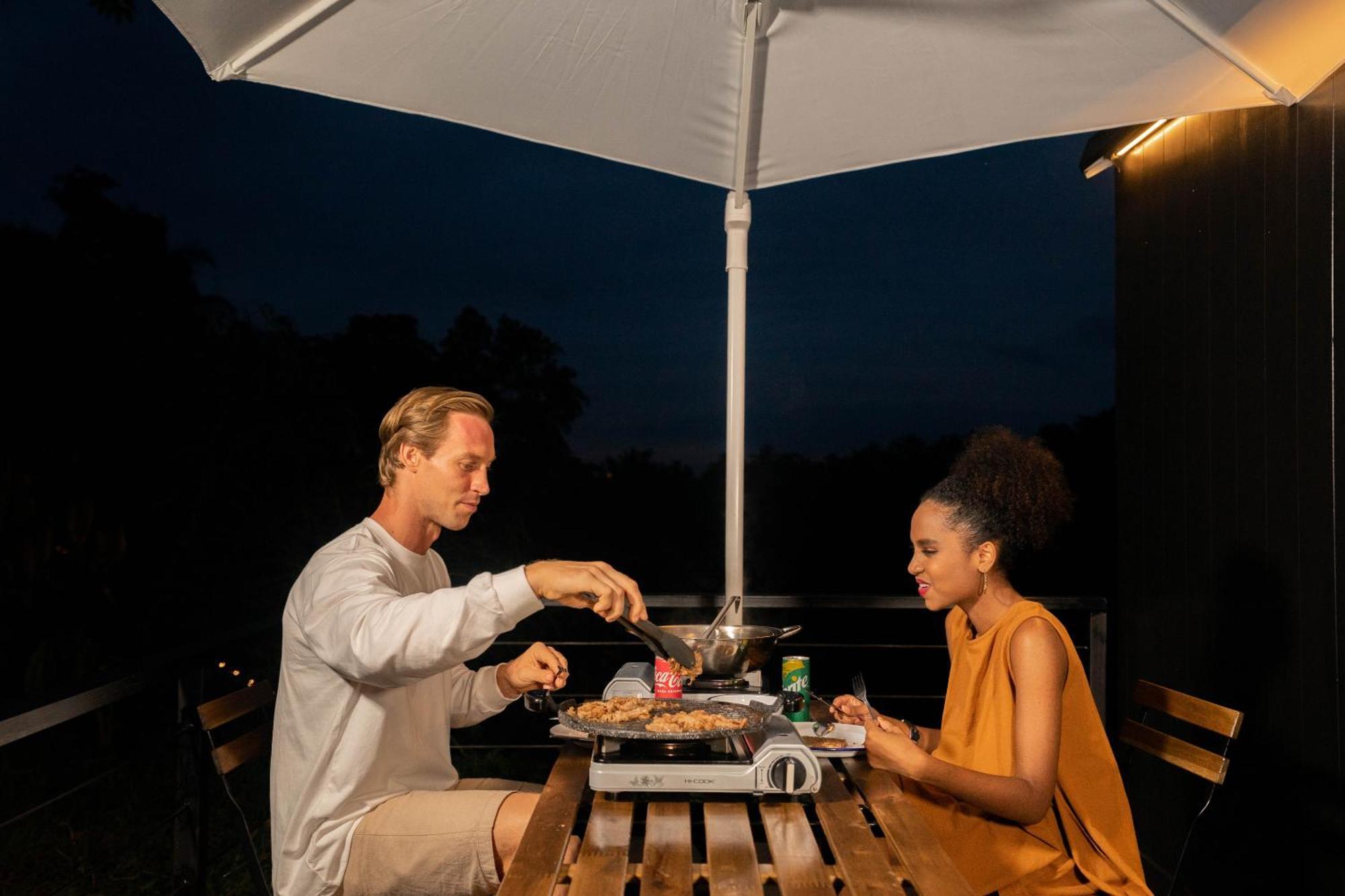Bobocabin Gunung Rinjani, Lombok サンバラン・ラワン エクステリア 写真
